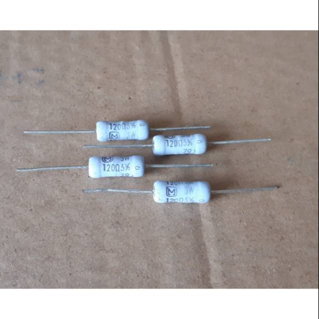 Resistor 3Watt - 3 3,9 5,6 10 22 24 27 30 33 36 39 47 100 110 120 240 Ohm 5R6 33R 39R 110R 120R 240R