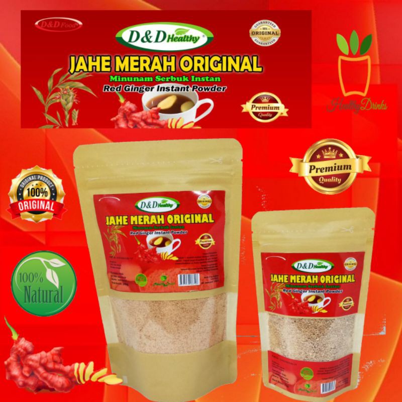 

Minuman Serbuk Instan Jahe Merah Original 75g