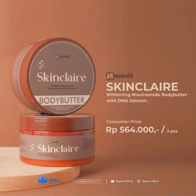 [READY STOCK BIGENMI] SKINCLAIRE BODY BUTTER DNA SALMON