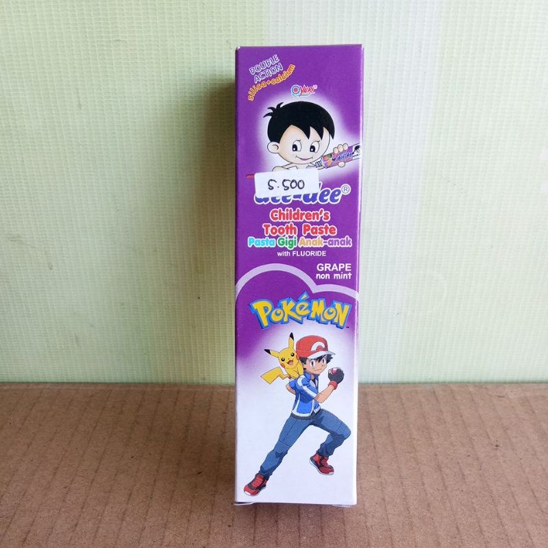 YURI DEE-DEE CHILDERN'S TOOTHPASTE STRAWBERRY, GRAPE, ORANGE 50GR