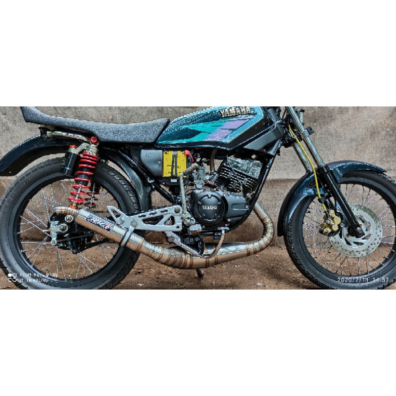 Knalpot RX-KING kolong kobra stainless super PRO garing ngecring RKJ Racing