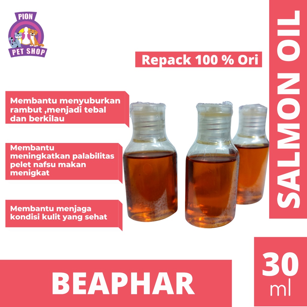 Beaphar Salmon Oil 30 ml / Minya Ikan Salmon / Vitamin