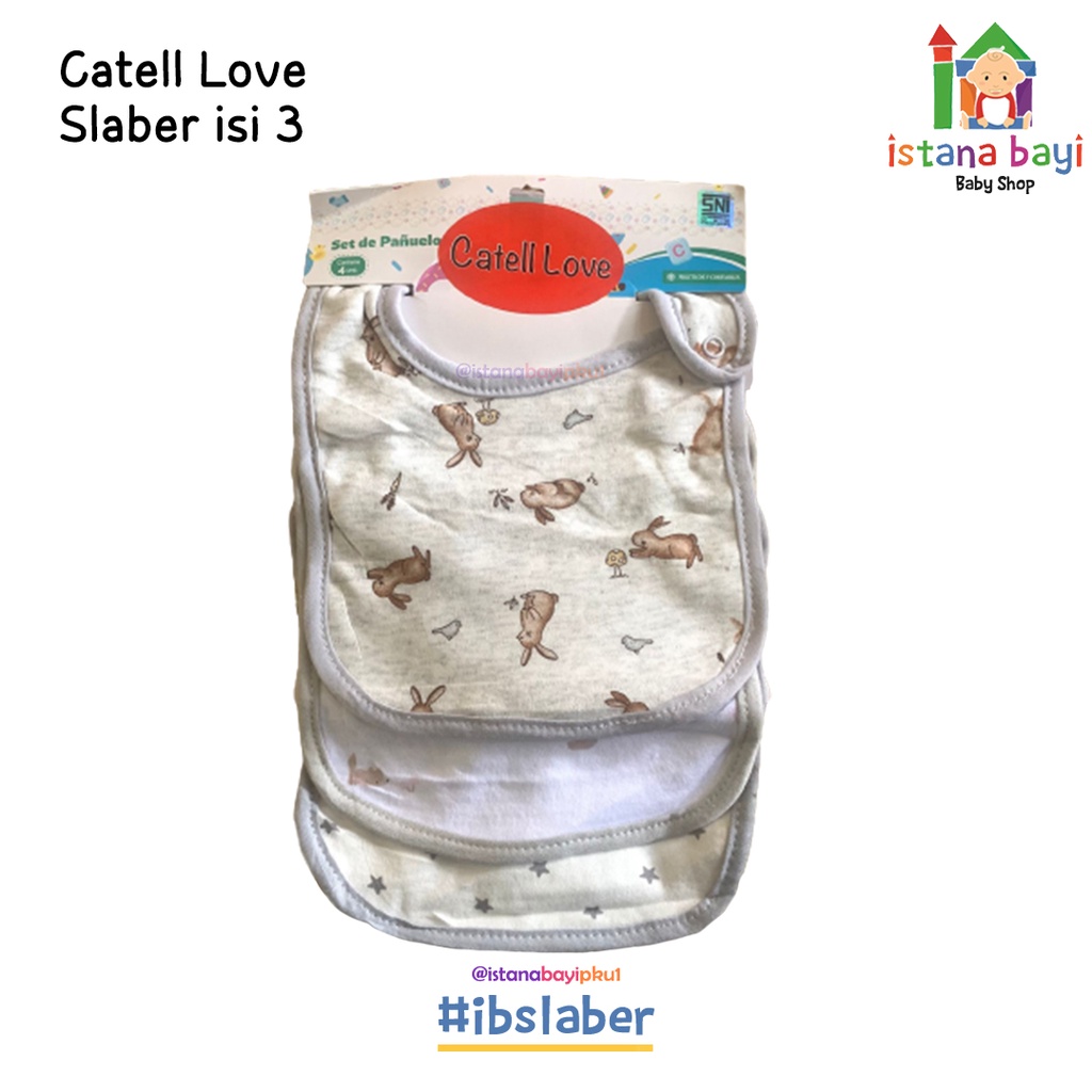 Catell Love Slaber 5in1 / 3in1 boy &amp; Girl - Celemek Bayi