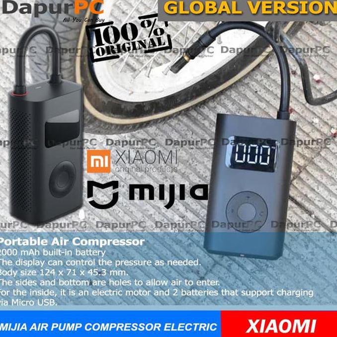 Xiaomi Mijia Elektrik Air Pump Compressor Pompa Ban Electric