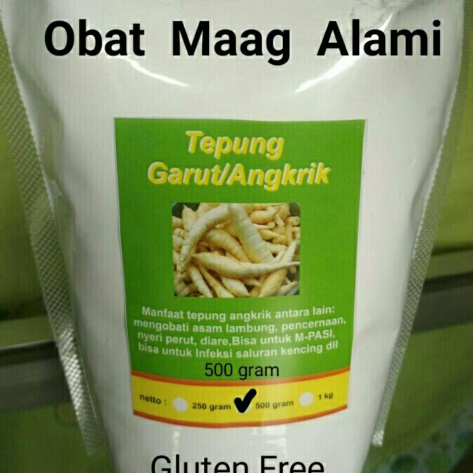 

b011tee Tepung Garut/Angkrik/Arrowroot - 500Gram Da01D100