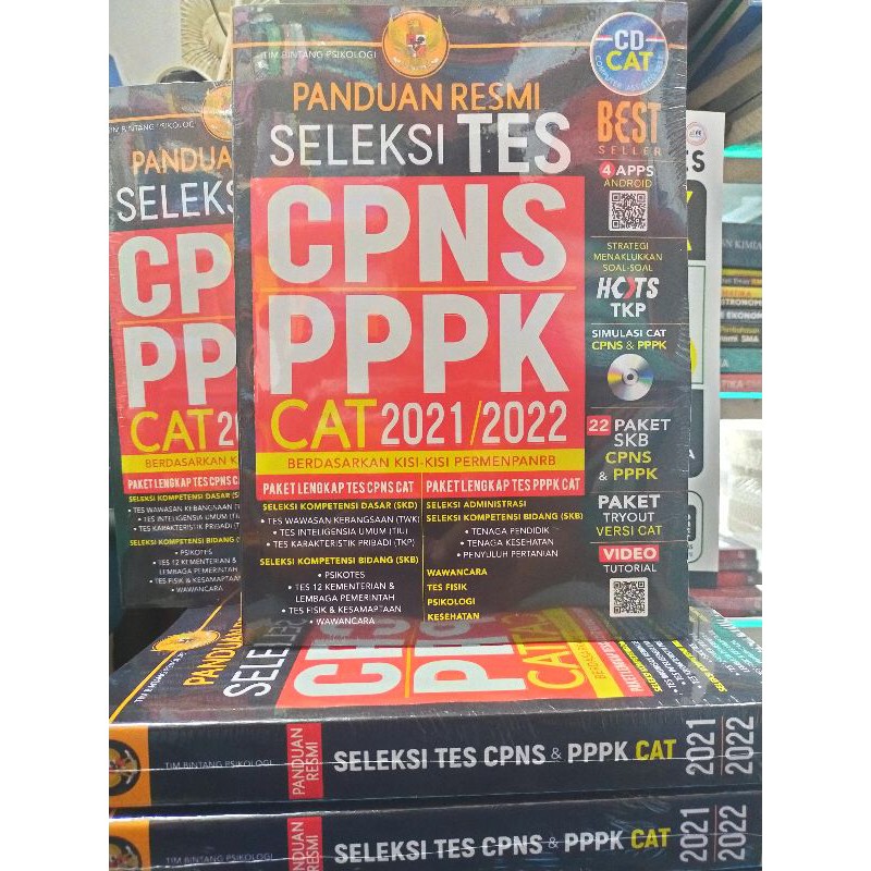 Buku Panduan Resmi Seleksi Tes Cpns Pppk Cat 2020 2021 Cd Shopee Indonesia