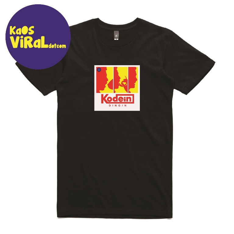 BAJU KAOS PARODY PLESETAN KODEIN T-SHIRT COMBED 30S