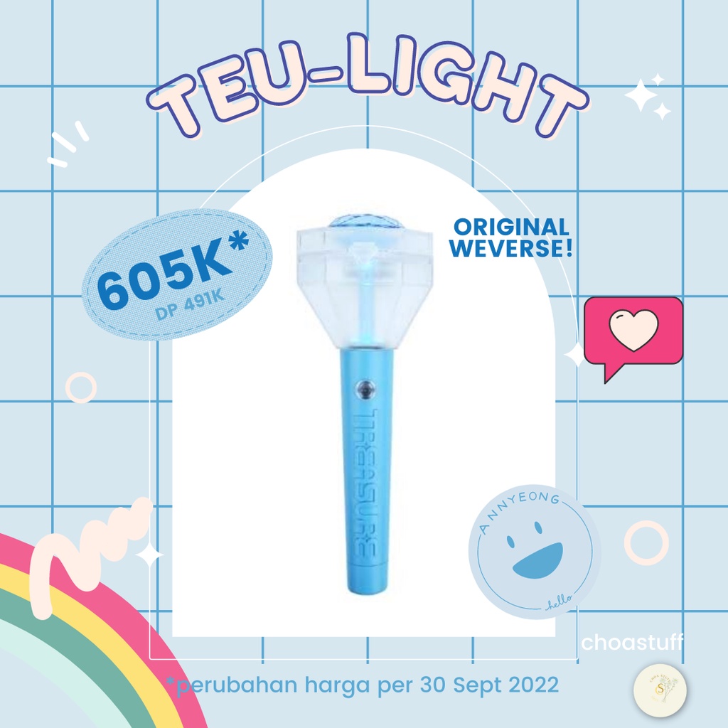 [READY STOCK/PO] Official Treasure Teulight Lightstick - 100% Original Sealed Weverse | Terlaris