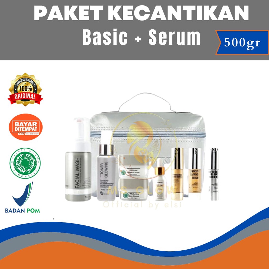 Ms Glow Paket Kecantikan/Ms Glow Paket Original BPOM/Ms Glow Paket