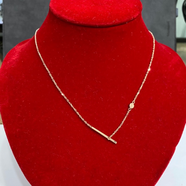 Kalung Edisi Carendelano UBS Huruf I (Emas Asli Kadar 750)