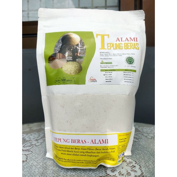

Tepung Beras Putih Organik 500 gram / Tepung Beras Putih Organik Bio Nature Nusantara