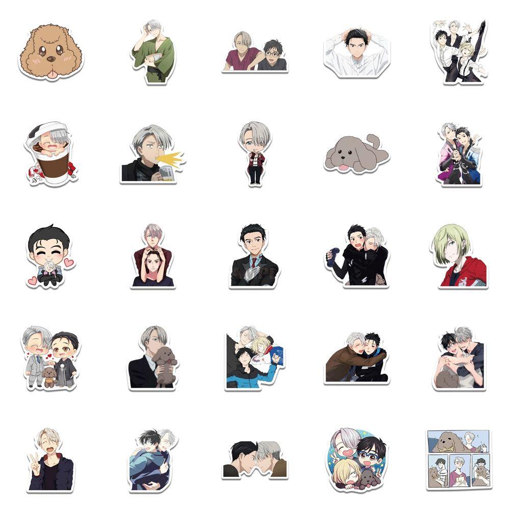 Agustina YURI on ICE Stiker DIY Scrapbooking Kreativitas Laptop Alat Tulis Stiker Kartun Ponsel Dekorasi Graffiti Stiker