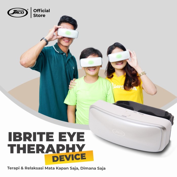 ✨COD✨ Alat Terapi Mata iBrite Jaco - Gratis 1 Kotak iBrite Therapy Tissue