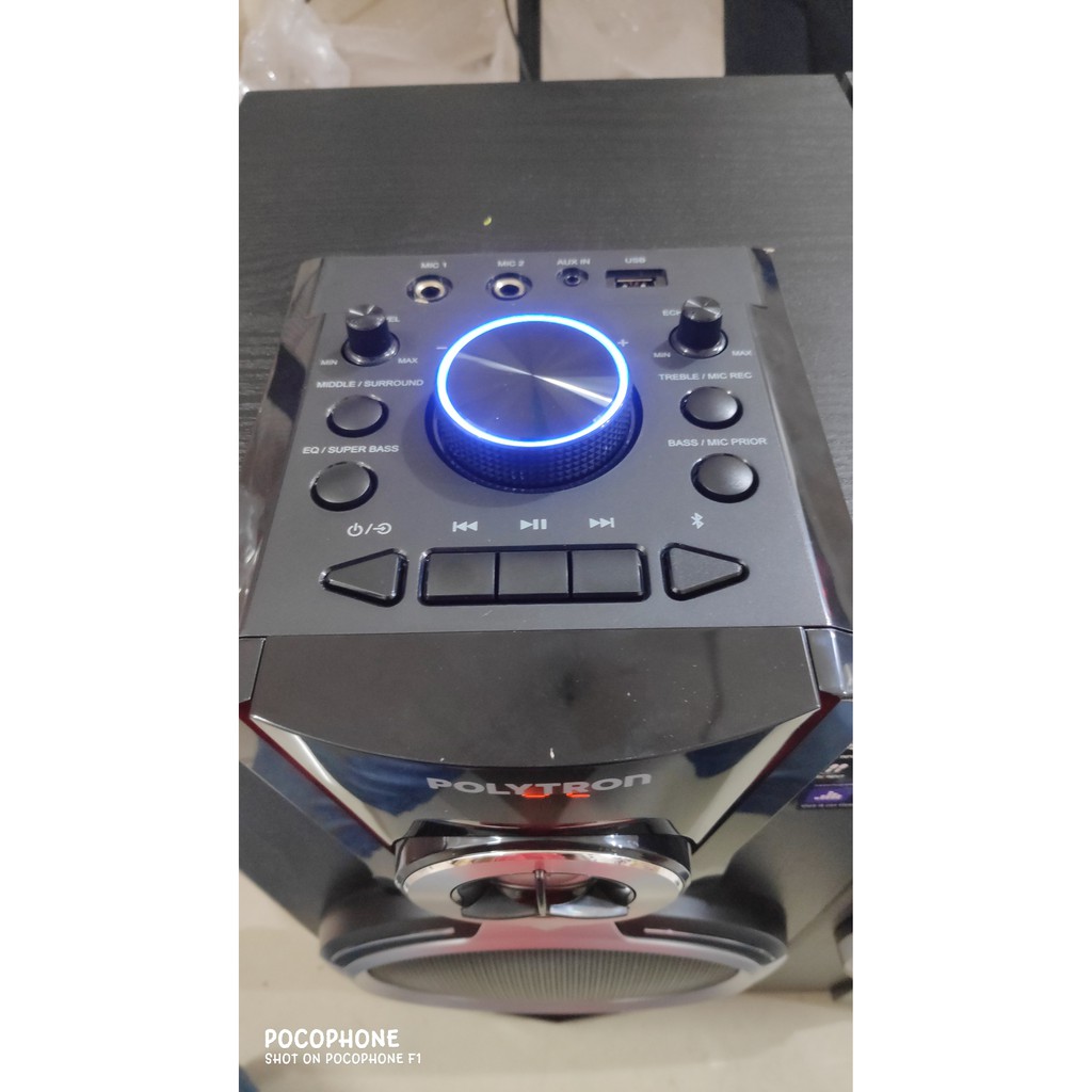 PROMO POLYTRON SPEAKER AUDIO PAS 8F12 PAS8F12 USB BLUETOOTH