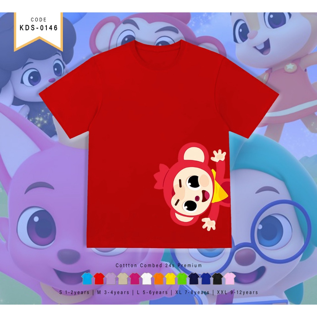 T-SHIRT / KAOS ANAK-ANAK TERMURAH BERGAMBAR  PINK FONG - TERIMA CUSTOM KAOS KELUARGA