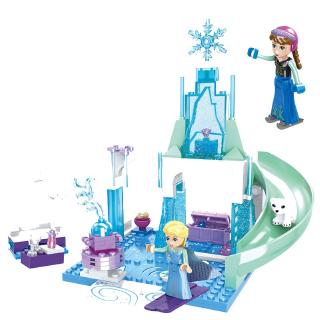  Mainan  Disney Frozen Princess Elsa Ice Castle Friends 