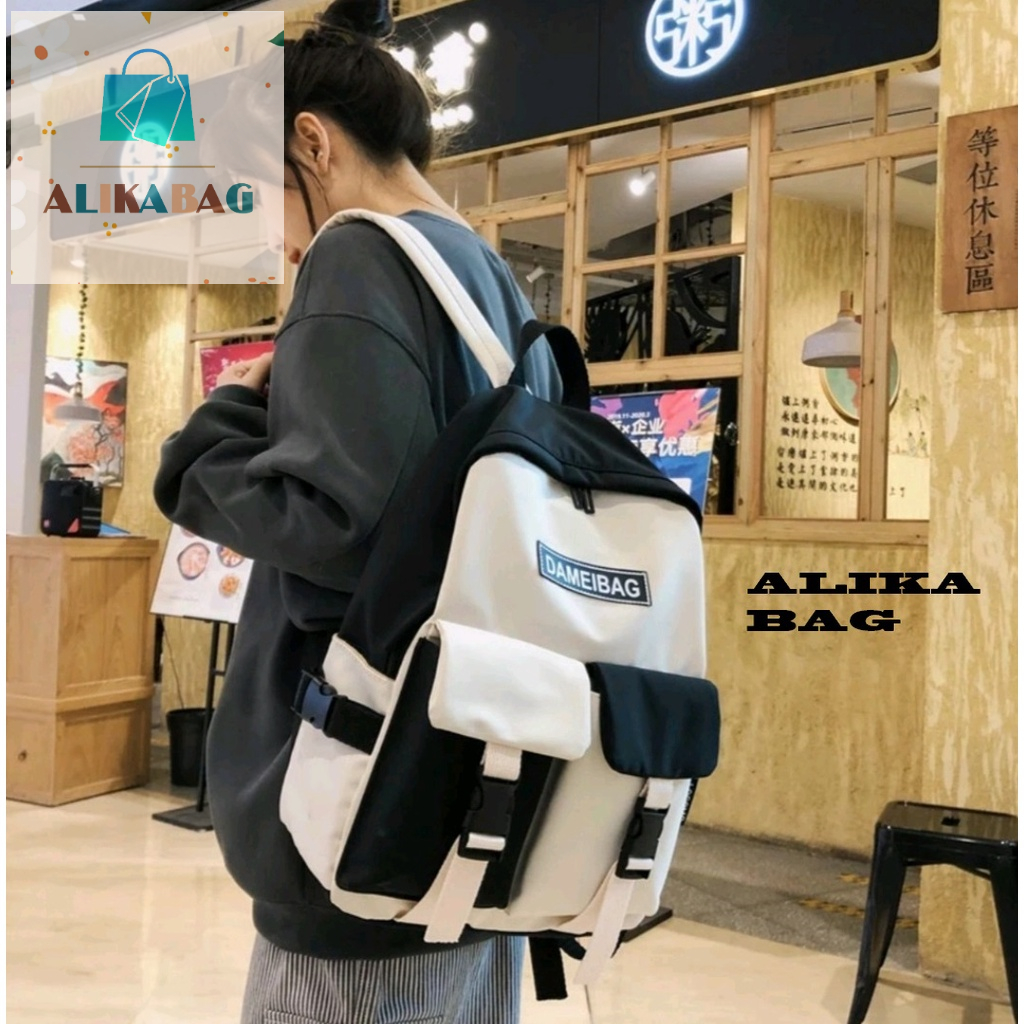 ALIKA BAG - Tas Ransel Wanita Fashion Casual New Mixed Color