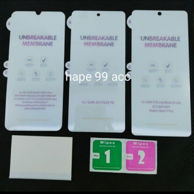 Samsung A33 5G A53 5G A73 5G anti gores hydrogel matte screen protector