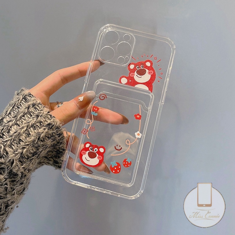 Casing Slot Dompet Bening Samsung A03 A23 A53 A14 A04 A04E A73 A13 A72 A12 A32 A03 A02 A02s A03s A22 A50 A33 A71 A20 A52 A30s A30 M02 M12 A10S A50s A51 Kartun Losto Soft Tpu Cover