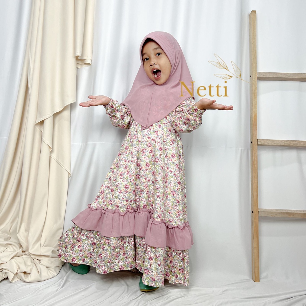DAARINA DRESS BAJU GAMIS ANAK TANGGUNG USIA 3 TAHUN SAMPAI 12 TAHUN + KRUDUNG / GAMIS ANAK MODEL SUS