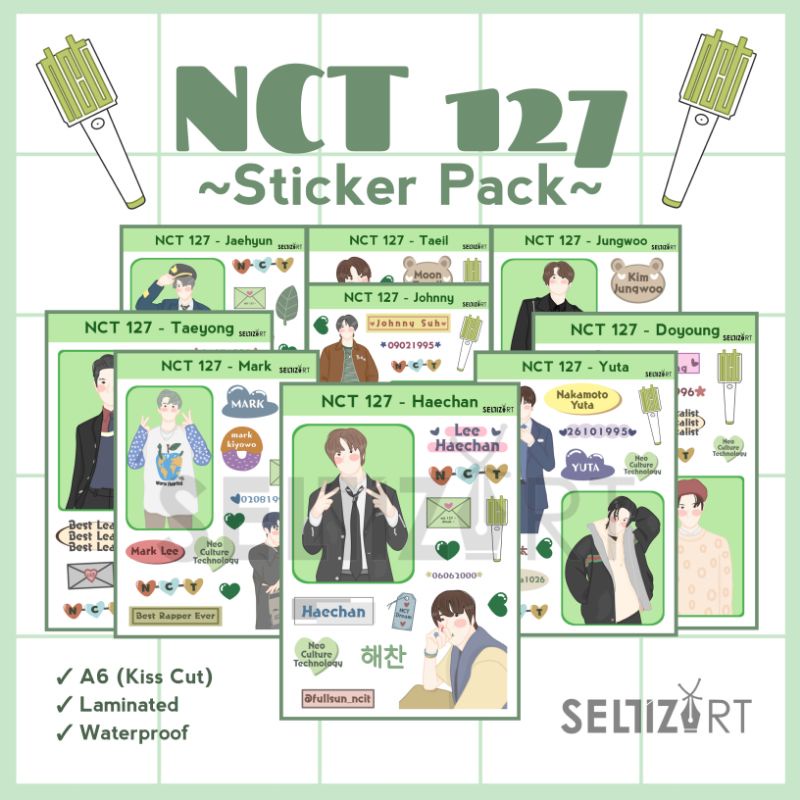 

Stiker NCT 127 pack