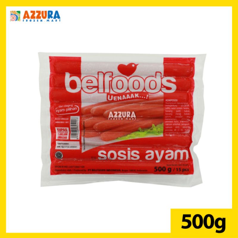 

Belfoods Sosis Ayam 500g isi 15pcs