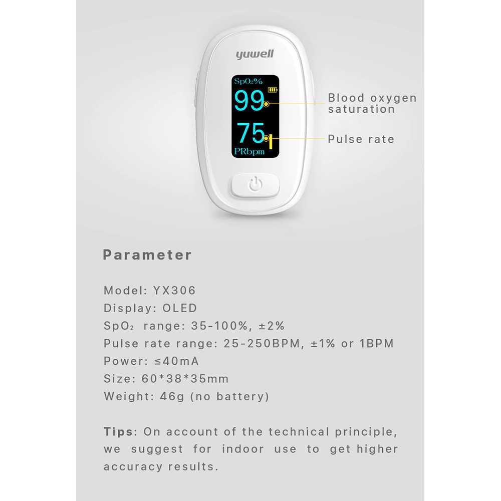 Alat Pengukur Detak Jantung Oksigen Pulse Oximeter Deteksi Kadar Oksigen Darah Perlengkapan Medis Berkualitas