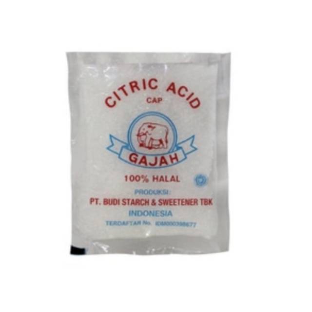 

CITRIC ACID Cap Gajah Sachet 50 gram