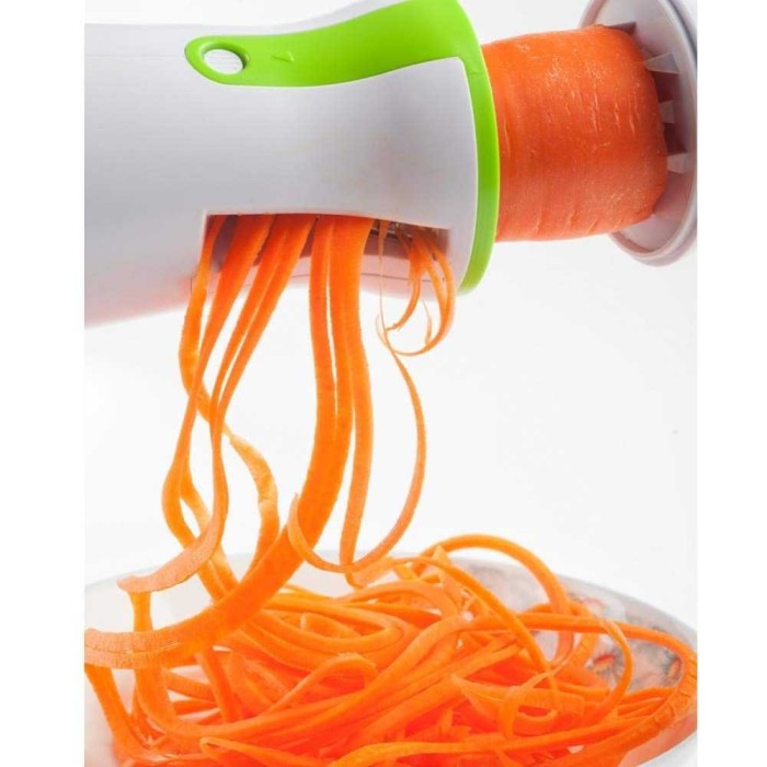 Parutan Serbaguna Portable Spiralizer Vegetable Slicer