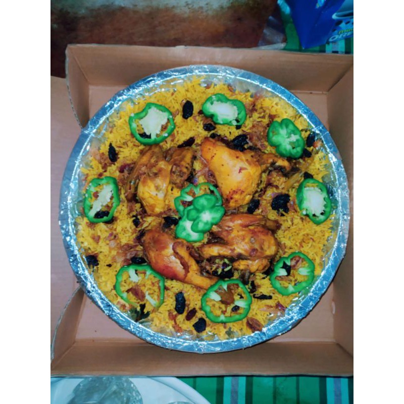 

Nasi Kebuli/Biryani/Kabsah/Mandi Ayam Nampan (5 Porsi)