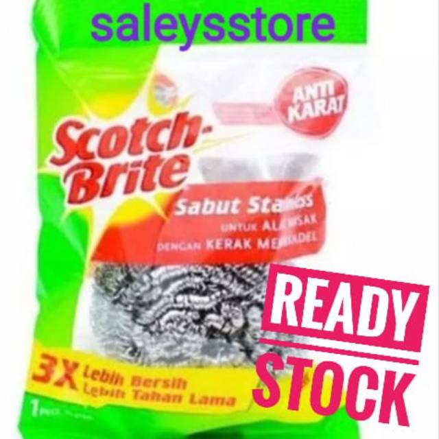 3M Scotch-Brite Sabut Stainless 15 G