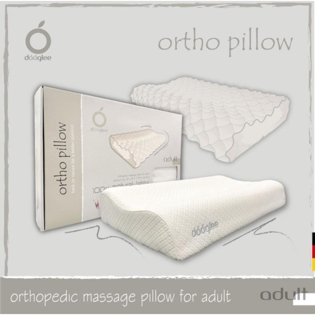 Dooglee ORTHO PILLOW bantal kepala latex dewasa bantal orthopedic