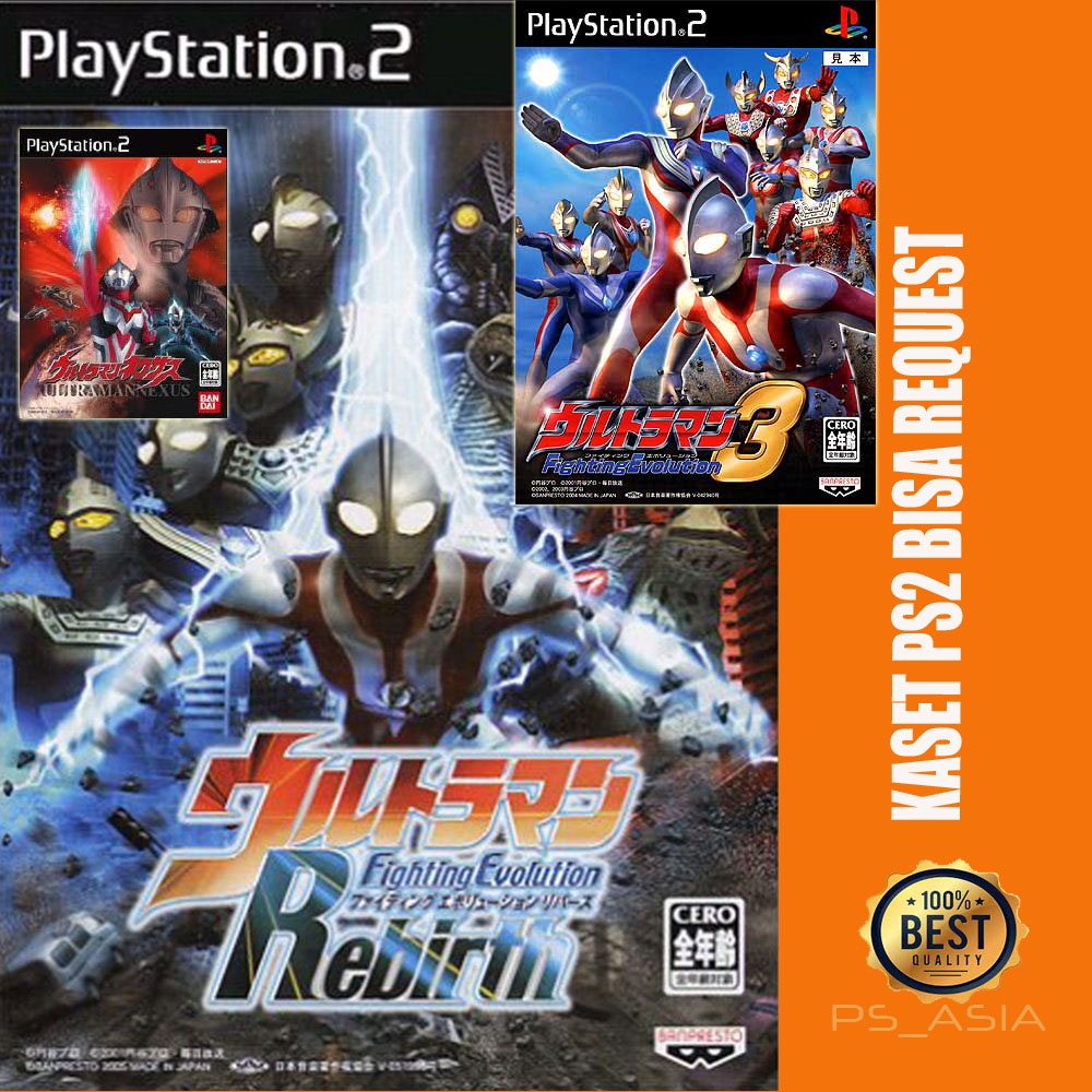 KASET PS 2 ULTRAMAN COLLECTION