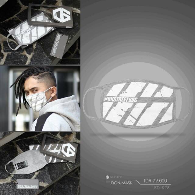 MASKER ONSTREET ABU TERBARU - MASKER MOTOR - AKSESORIS PRIA
