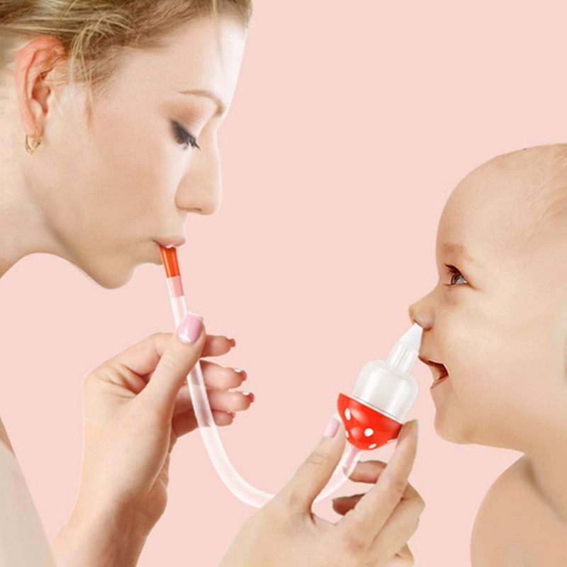 Nasal Aspirator Alat Pembersih Hidung Bayi Bahan Silikon / Nasal Aspirator Alat Bantu Sedot Ingus Bayi