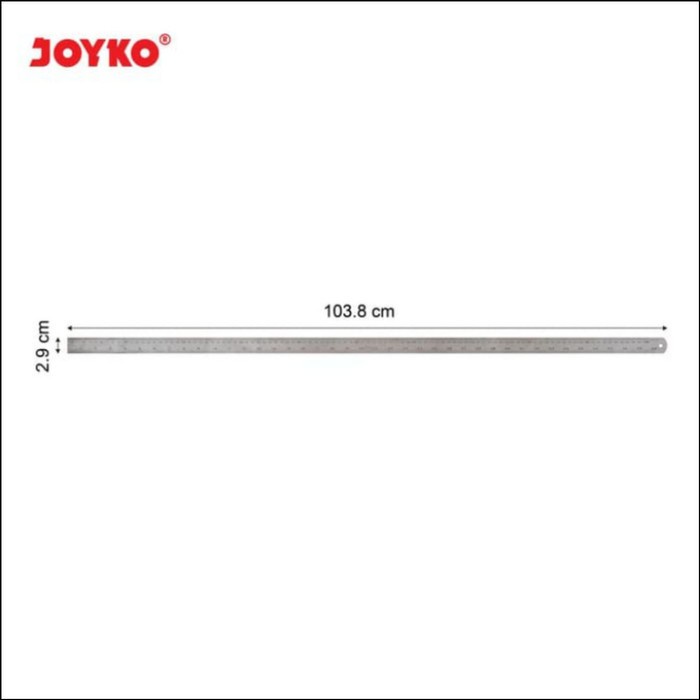 

Jualan Penggaris Besi/Mistar/Garisan Joyko 100Cm Trendi