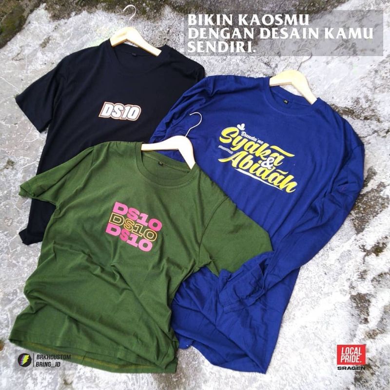 BIKIN DAN SABLON KAOS SUKASUKA BEST SELLER