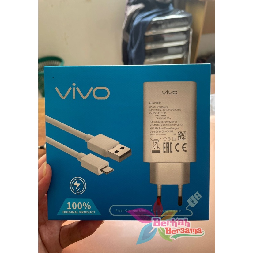 Charger Cashan Vivo v19 y20 y30 y50 V17pro original Fast charcing tipe c usb BB1402