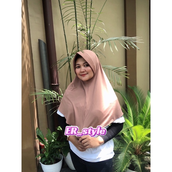 Bergo sport jersey High Quality menutup dada/Jilbab sport-1