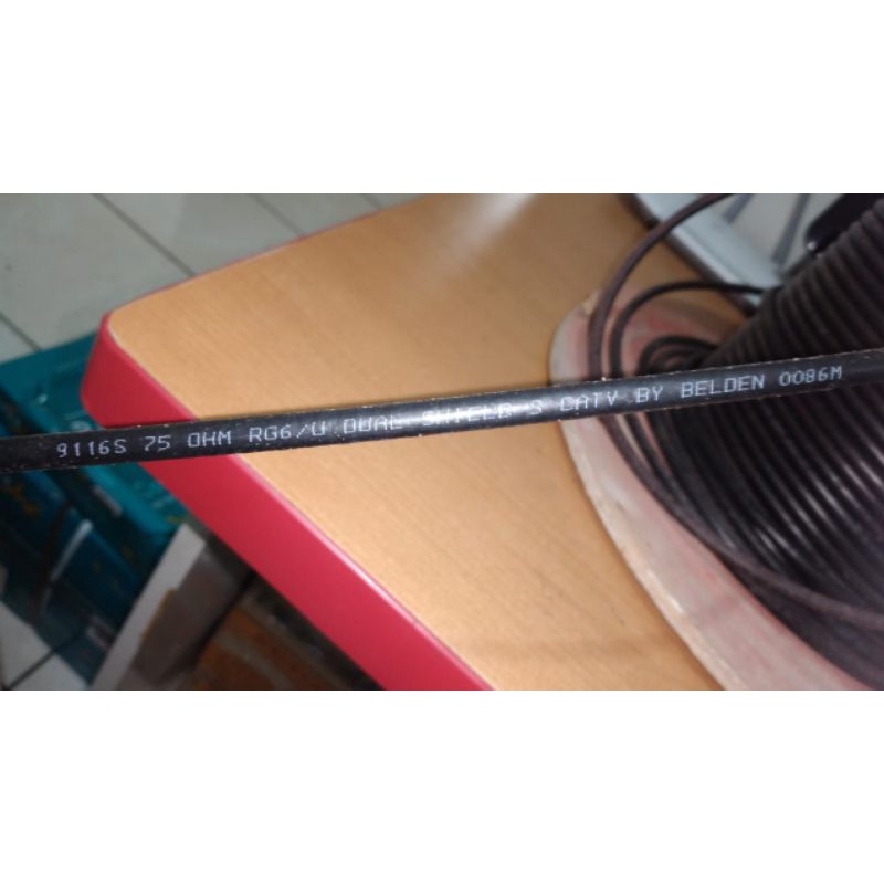 Kabel COAXIAL Kabel Antena BELDEN ORIGINAL RG6