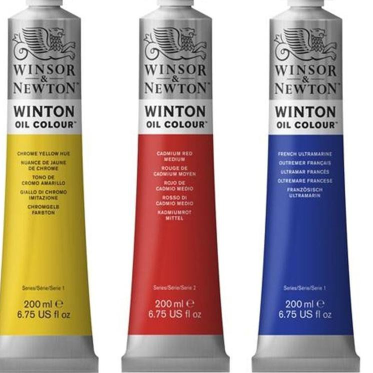 

winton oil colour 200ml - cat minyak winton - Winsor and Newton (ART. P178)