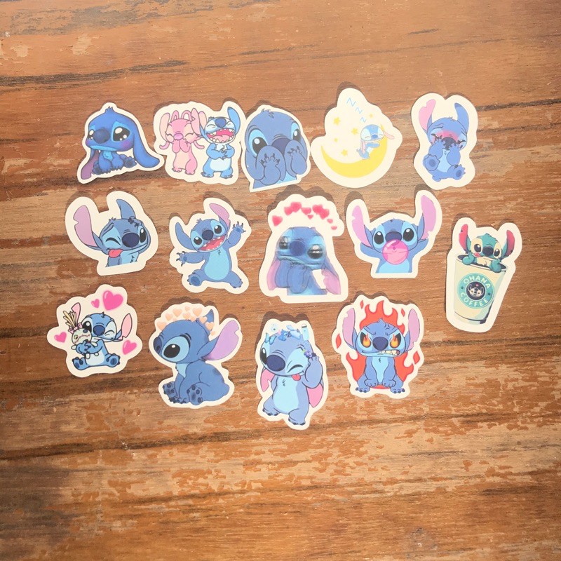 

13 pcs Stiker Stitch aesthetic sticker tumblr pack
