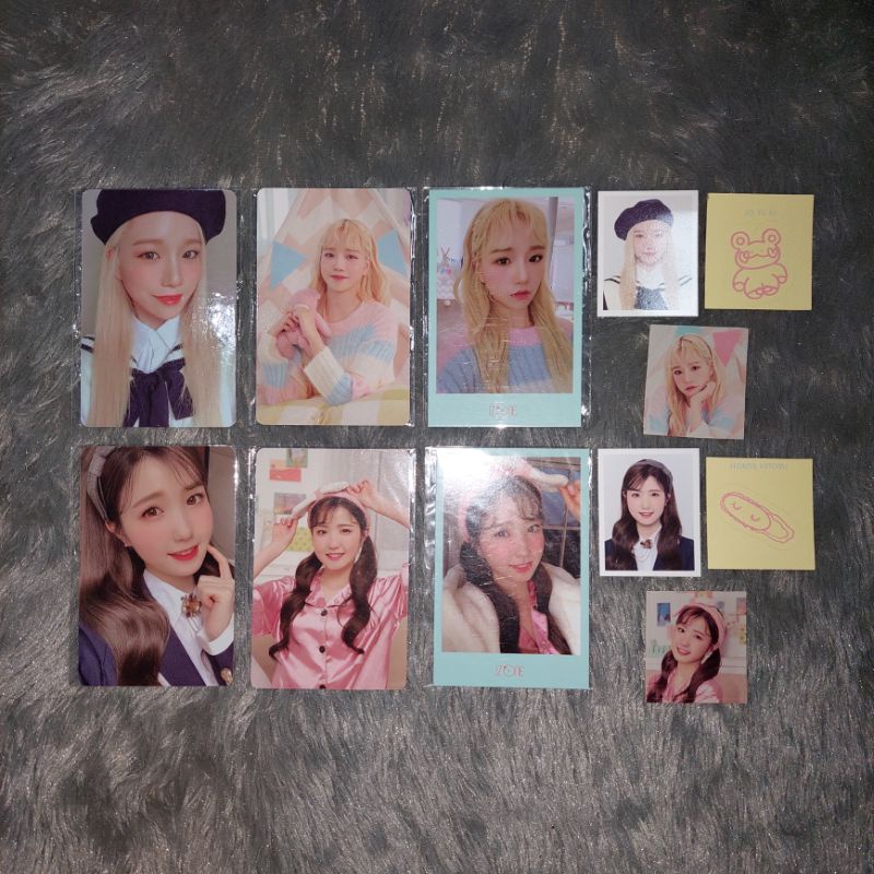 IZONE IZ*ONE SECRET DIARY MEMBER SET YURI HITOMI (AR + SELCA + POLAROID + ID PHOTO + 2 STICKERS)