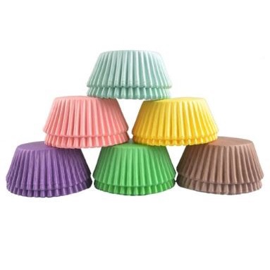 Solid Color Cupcake Liner 65X43X25mm (100pcs)