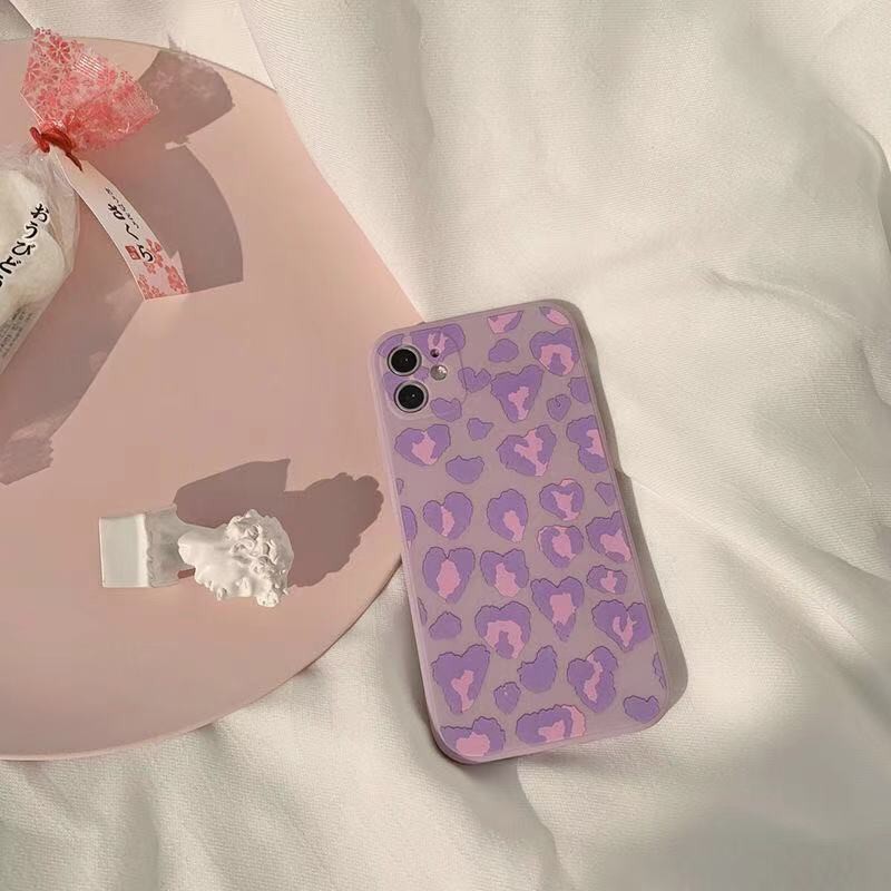 Square Straight Cube Case Samsung A32 A52 A72 A03s A52s A12 A31 A21S A11 M11 A51 A71 A20s A10S A50 A30S A50S Purple Frosted Soft TPU Cover-8