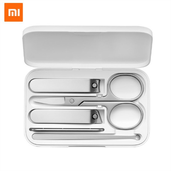 GUNTING KUKU XIAOMI MIJIA NAIL CLIPPER SET 5 PCS WITH STORAGE BOX PEDICURE MANICURE