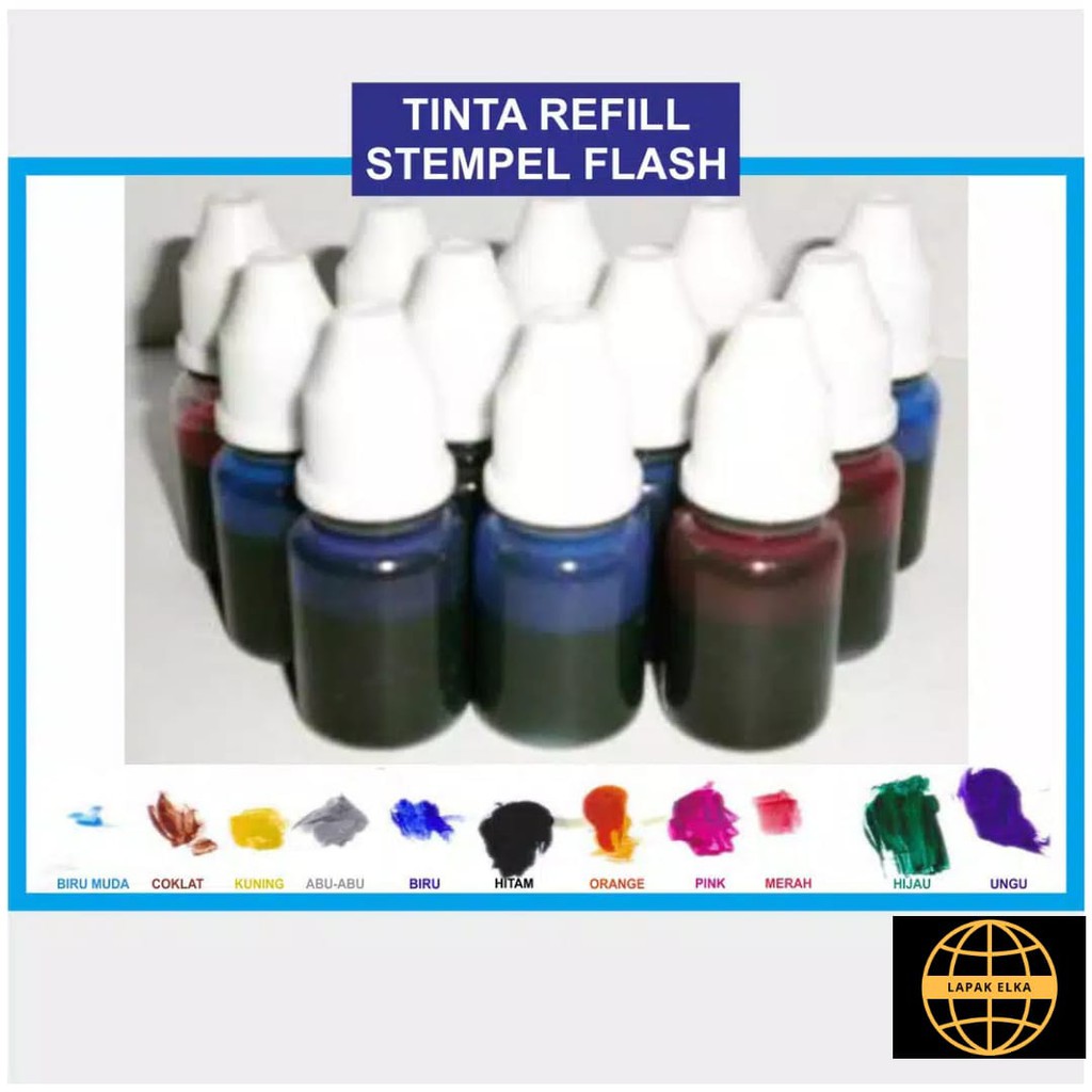 

REFILL TINTA STEMPEL FLASH WARNA