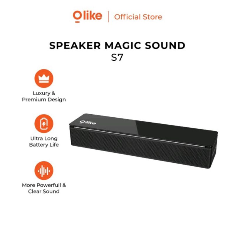 Music Bluetooth Soundbar Speaker Magic Sound OLIKE S7 Original Garansi Resmi