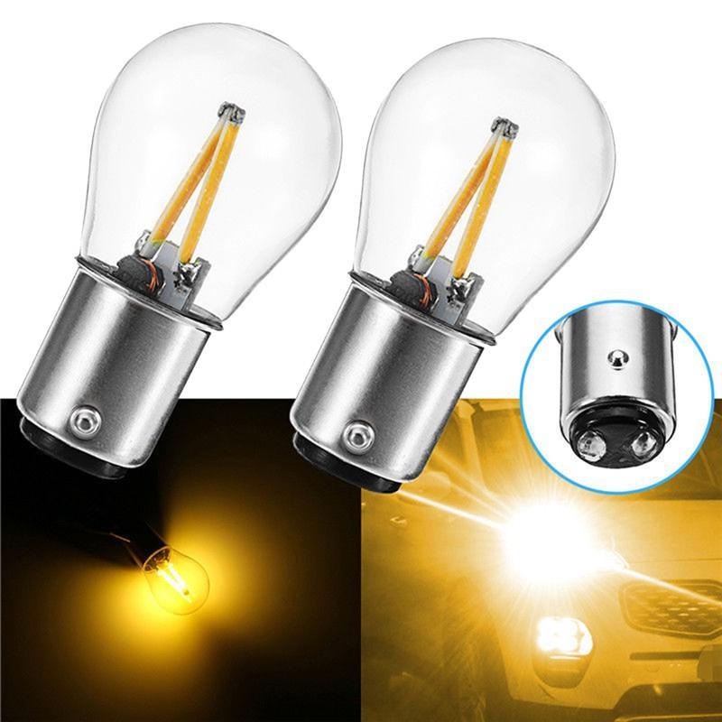 [1pcs 12V Car Light Bulbs LED Lights] [uto Super Bright Brake Tail Lamps Backup COB BA15D 1157 Led Lamp]