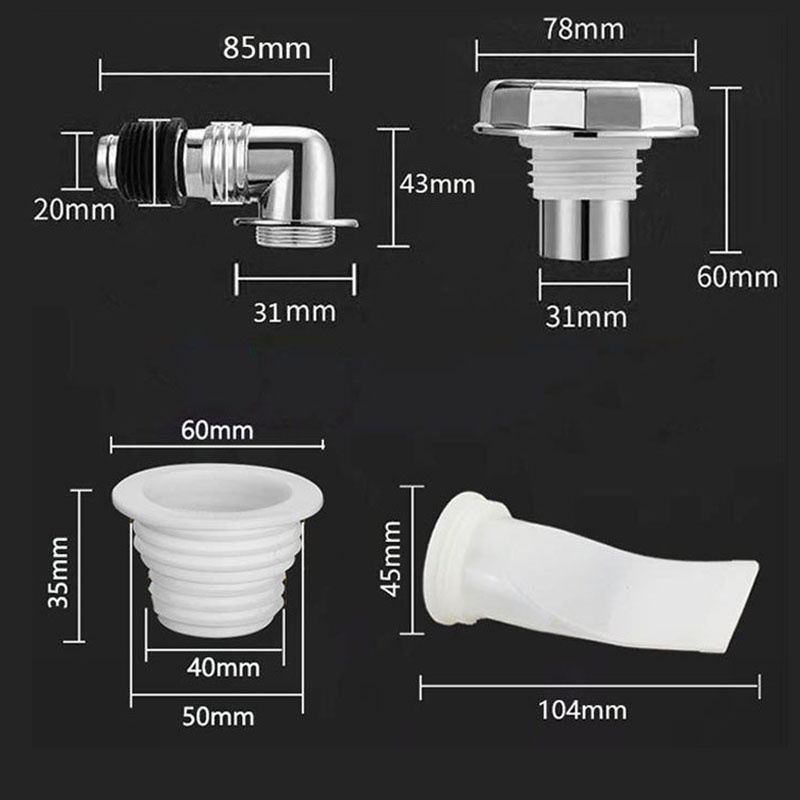 Sambungan Pembuangan Air Mesin Cuci/Floor Drain Washing Machine Saringan/Floor Drain Mesin Cuci/Washing Machine Floor Drain Connector Deodorization Anti-overflow